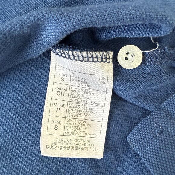 Disney Parks Golf Polo Mickey Mouse Embroidered Mens Small Blue - Picture 6 of 6